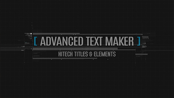 文字标题动画制作脚本模板 Motion Text Maker AE脚本-第3张