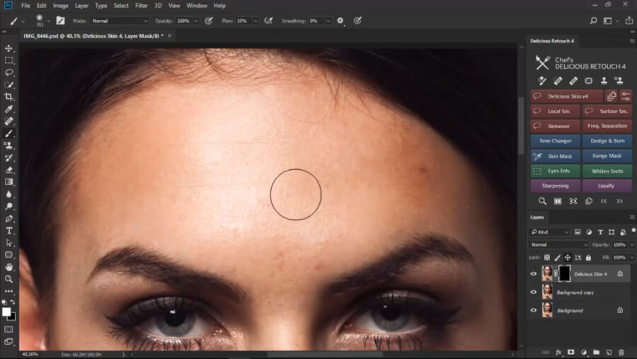 Delicious Retouch V4.1.0 – Photoshop人像磨皮美容插件 AE插件-第5张